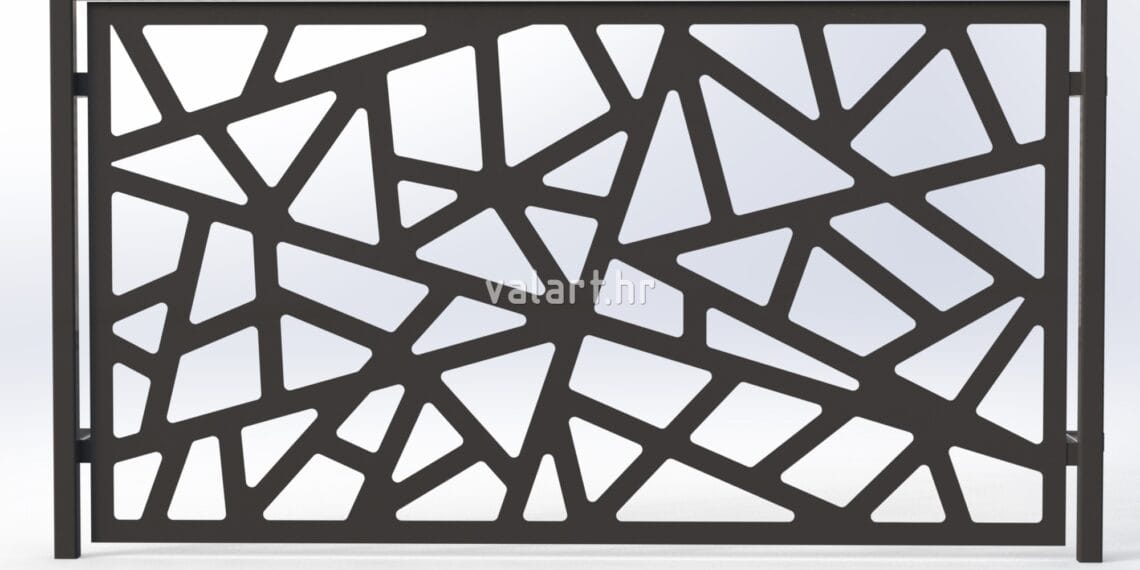 metalna ograda dizajn unutarnja