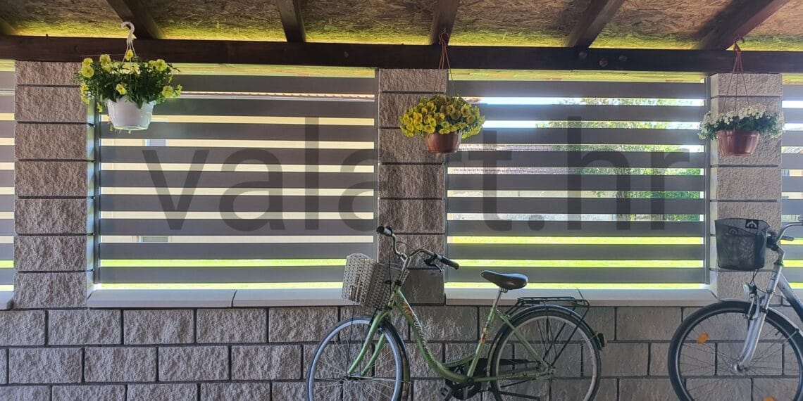 vanjska metalna ograda dizajn jednostavni minimalnistički