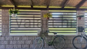 vanjska metalna ograda dizajn jednostavni minimalnistički