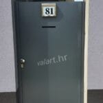 dvorišna vrata metalna simple