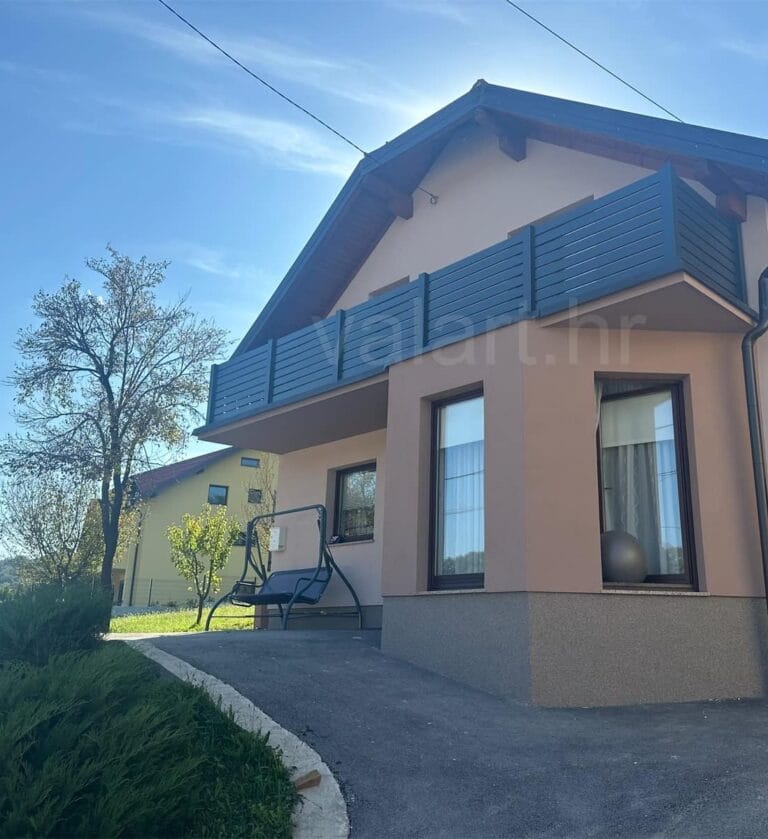 Jednostavan linijski dizajn metalna ograda balkon