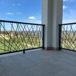 Jednostavan linijski dizajn metalna ograda balkon