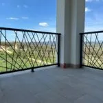 Jednostavan linijski dizajn metalna ograda balkon