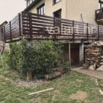 Jednostavan linijski dizajn metalna ograda balkon