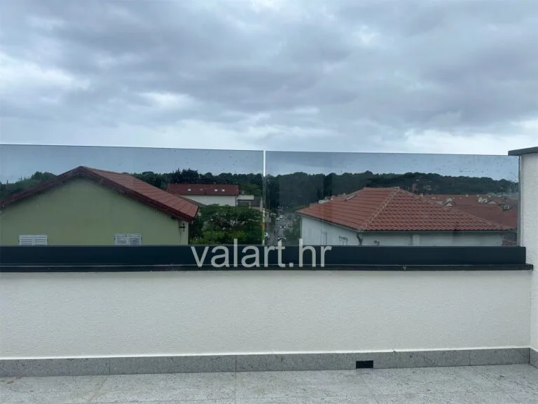 Prozirna moderna balkonska ograda