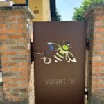 Lasersko rezanje dvorišna vrata dizajn pčele bees