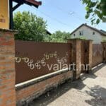 Lasersko rezanje dvorišna vrata dizajn pčele bees