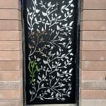 Lasersko rezanje dvorišna vrata dizajn lišće
