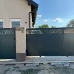 Lasersko rezanje dvorišna vrata dizajn geometrijski