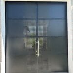 Lasersko rezanje dvorišna vrata dizajn geometrijski