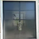 Lasersko rezanje dvorišna vrata dizajn geometrijski