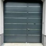 dvorišna vrata jednostavna minimalistički dizajn antracit metalna