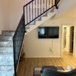 klasična unutarnja ograda stubište metal