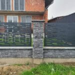 ograda vanjska metalna vodoravni uzorak