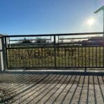 jednostavna vanjska ograda metalna