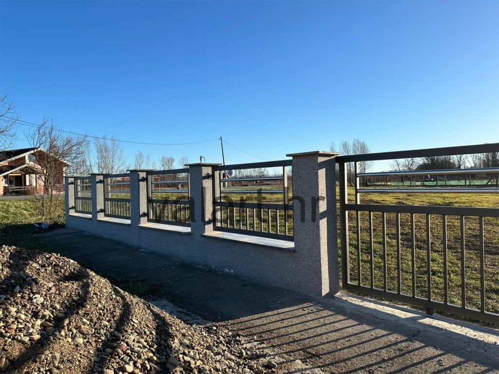 vrtna ograda jednostavna metalna