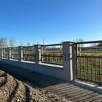 vrtna ograda jednostavna metalna