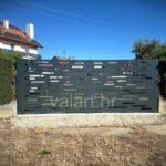 jednostavna laserski rezana dvorišna vrata