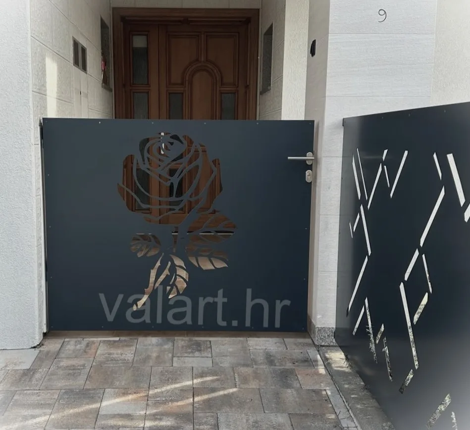 cvjetni motiv laserski rezano
