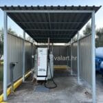 Metalna nadstrešnica samostojeća dvorište