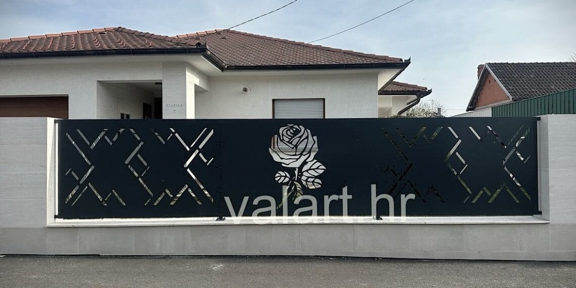 cvjetni motiv laserski rezano